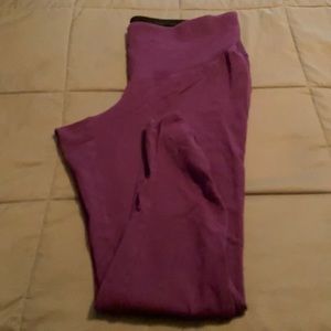 Purple active leggings